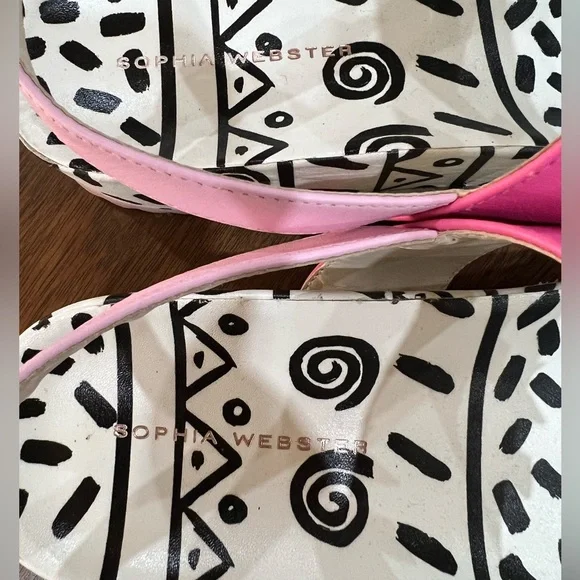 SOPHIA WEBSTER Malibu Tropical Island Beach Theme Sandals size 37
